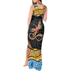Aboriginal Dragonfly Tank Maxi Dress As Long As I Breathe You'll Be Remembered