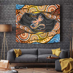 Aboriginal Dragonfly Tapestry As Long As I Breathe You'll Be Remembered