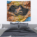 Aboriginal Dragonfly Tapestry As Long As I Breathe You'll Be Remembered