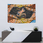 Aboriginal Dragonfly Tapestry As Long As I Breathe You'll Be Remembered