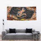 Aboriginal Dragonfly Tapestry As Long As I Breathe You'll Be Remembered
