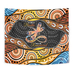 Aboriginal Dragonfly Tapestry As Long As I Breathe You'll Be Remembered