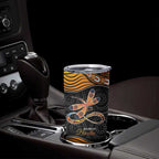 Aboriginal Dragonfly Tumbler Cup As Long As I Breathe You'll Be Remembered