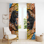 Aboriginal Dragonfly Window Curtain As Long As I Breathe You'll Be Remembered