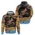 Aboriginal Dragonfly Zip Hoodie As Long As I Breathe You'll Be Remembered