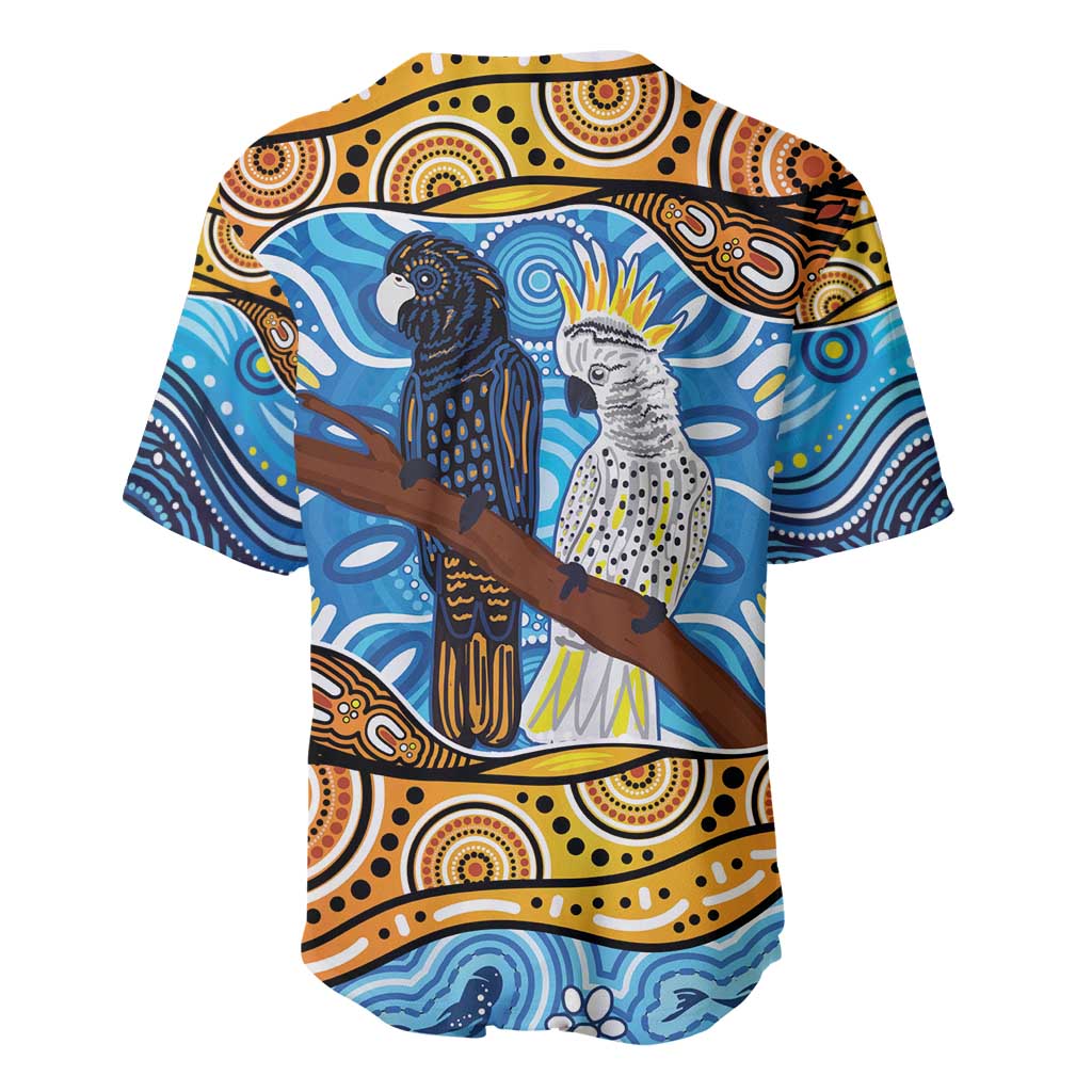 Australia Birds Aboriginal Art Baseball Jersey