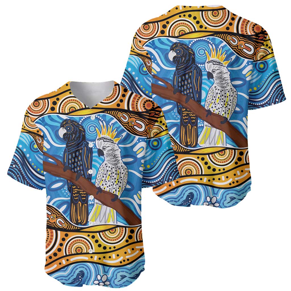 Australia Birds Aboriginal Art Baseball Jersey