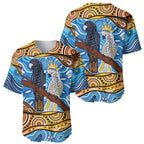 Australia Birds Aboriginal Art Baseball Jersey