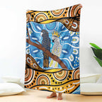 Australia Birds Aboriginal Art Blanket