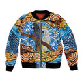 Australia Birds Aboriginal Art Bomber Jacket