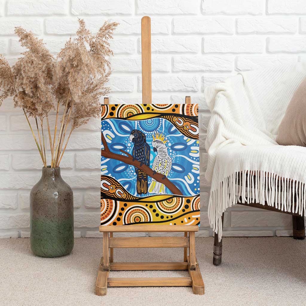 Australia Birds Aboriginal Art Canvas Wall Art