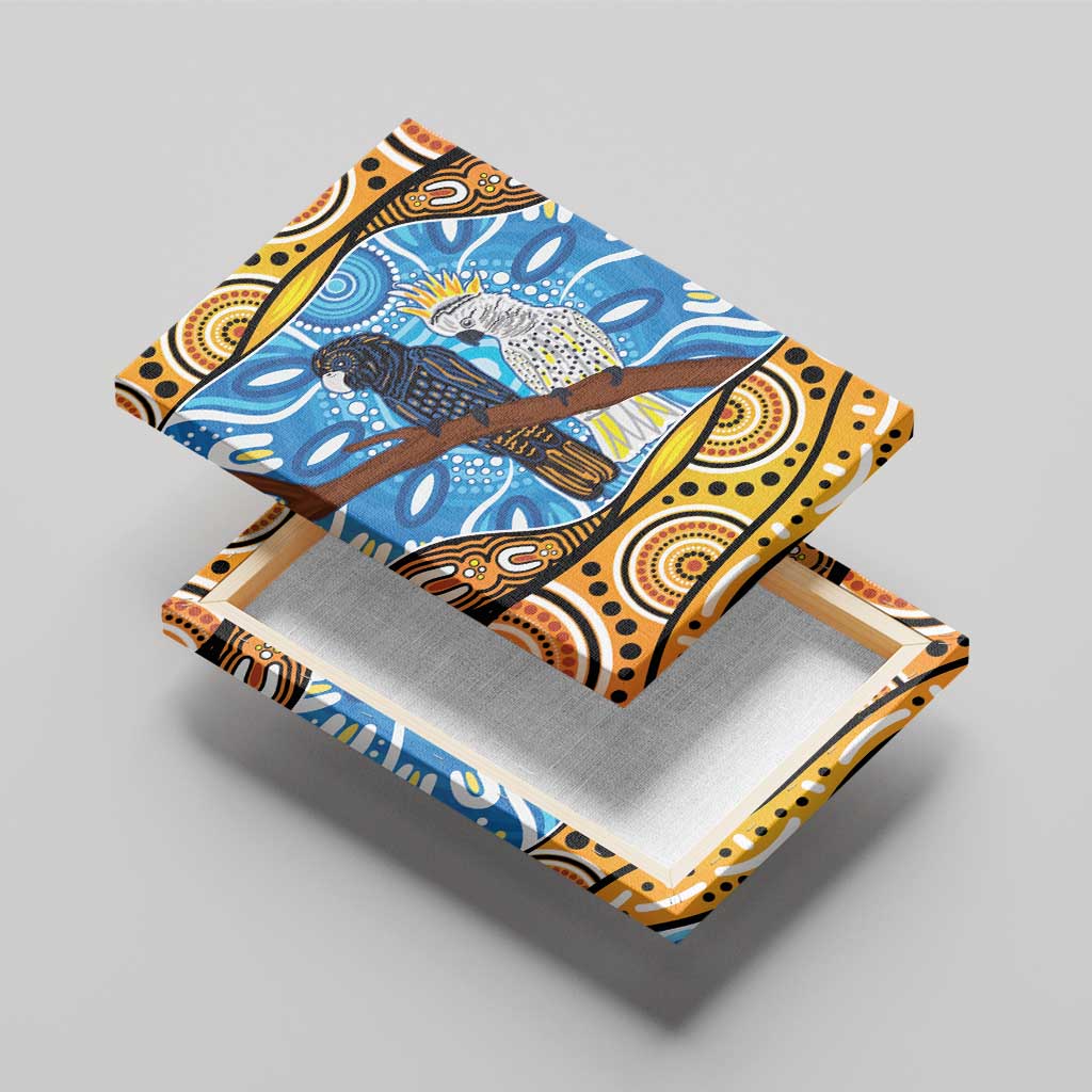 Australia Birds Aboriginal Art Canvas Wall Art