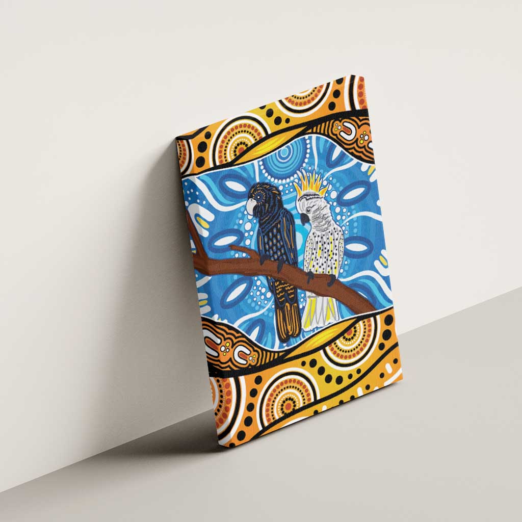 Australia Birds Aboriginal Art Canvas Wall Art