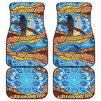 Australia Birds Aboriginal Art Car Mats
