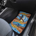 Australia Birds Aboriginal Art Car Mats