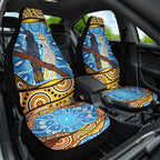 Australia Birds Aboriginal Art Car Seat Cover