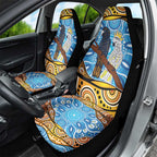 Australia Birds Aboriginal Art Car Seat Cover