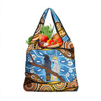 Australia Birds Aboriginal Art Grocery Bag