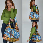 Australia Birds Aboriginal Art Grocery Bag