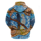 Australia Birds Aboriginal Art Hoodie