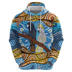 Australia Birds Aboriginal Art Hoodie