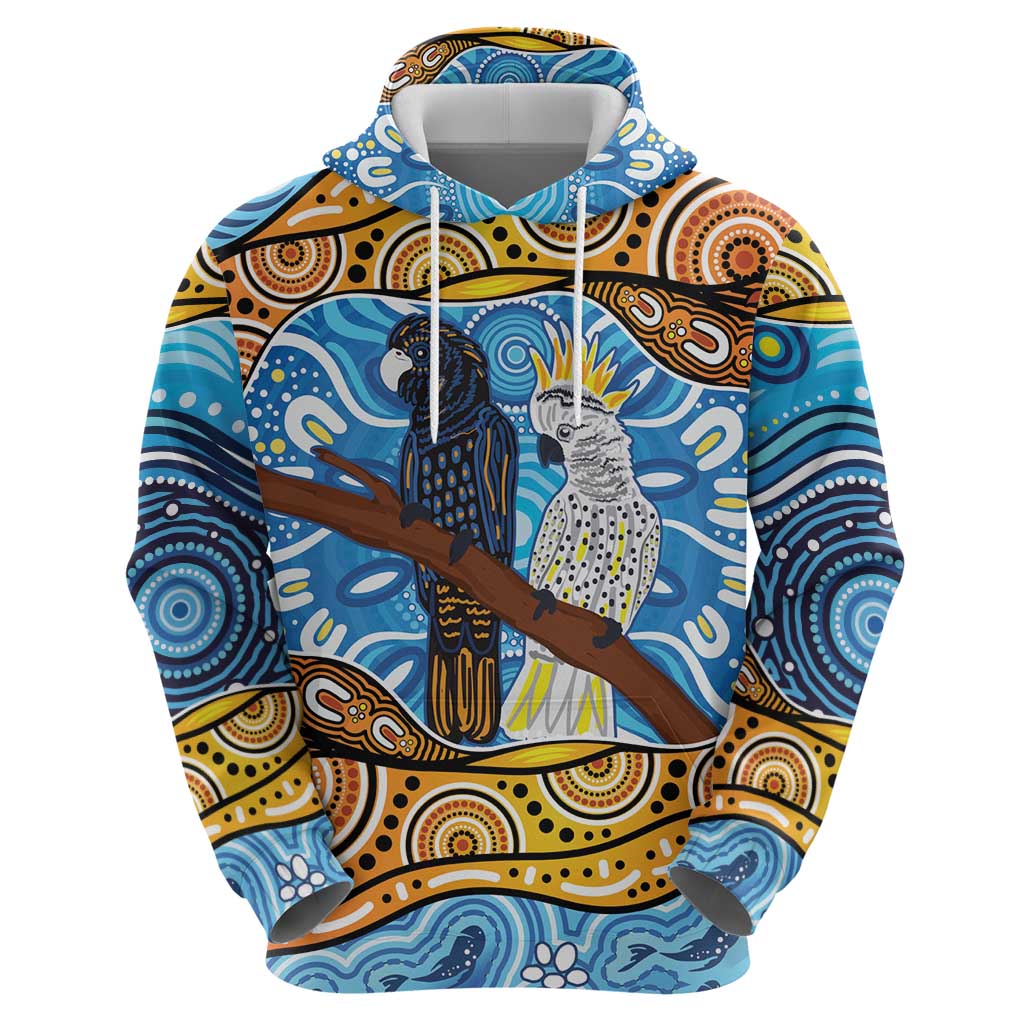 Australia Birds Aboriginal Art Hoodie