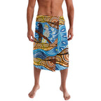 Australia Birds Aboriginal Art Lavalava