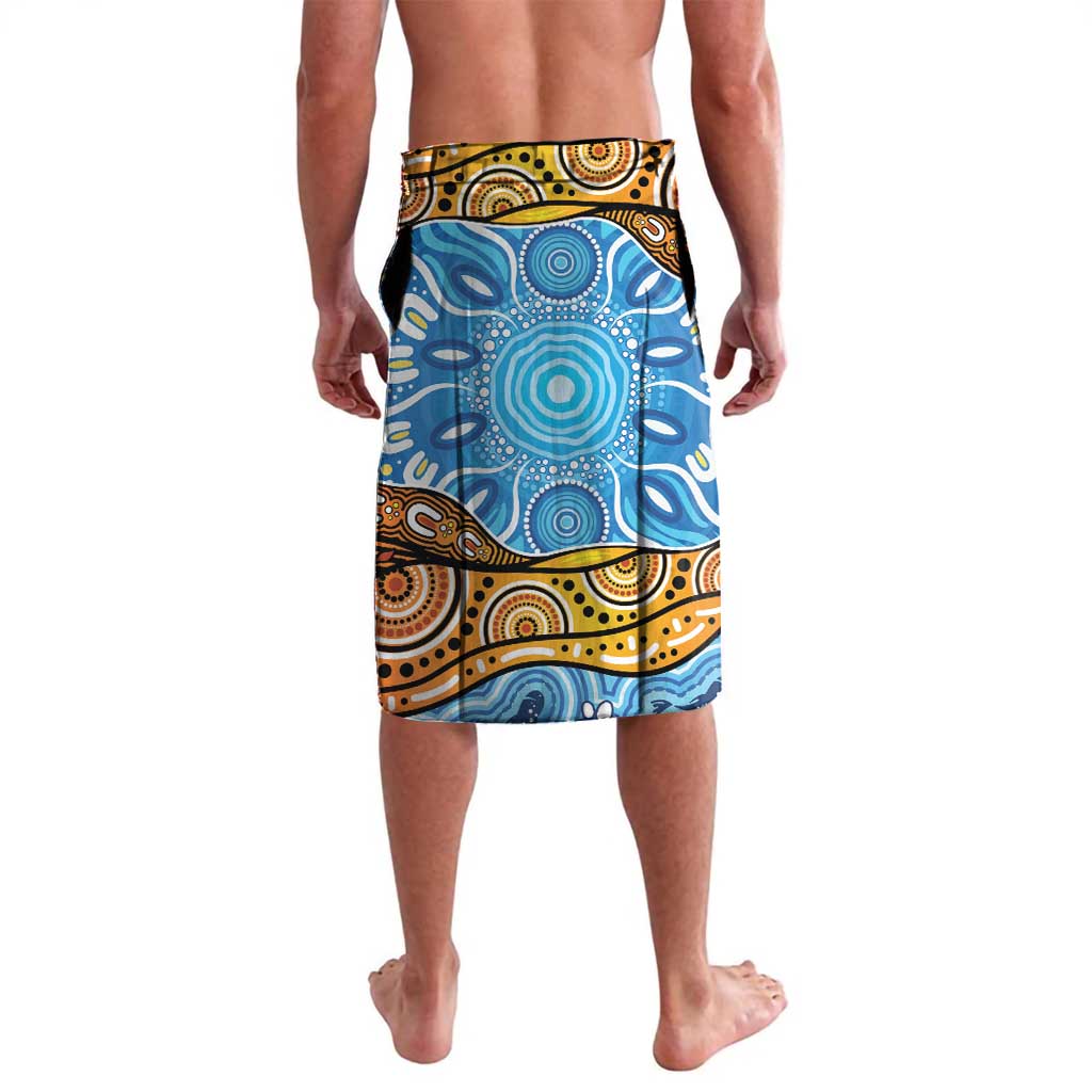 Australia Birds Aboriginal Art Lavalava