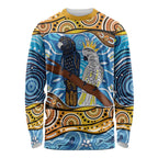 Australia Birds Aboriginal Art Long Sleeve Shirt