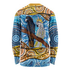 Australia Birds Aboriginal Art Long Sleeve Shirt