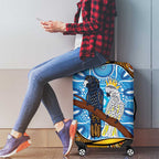 Australia Birds Aboriginal Art Luggage Cover