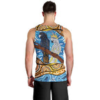 Australia Birds Aboriginal Art Men Tank Top