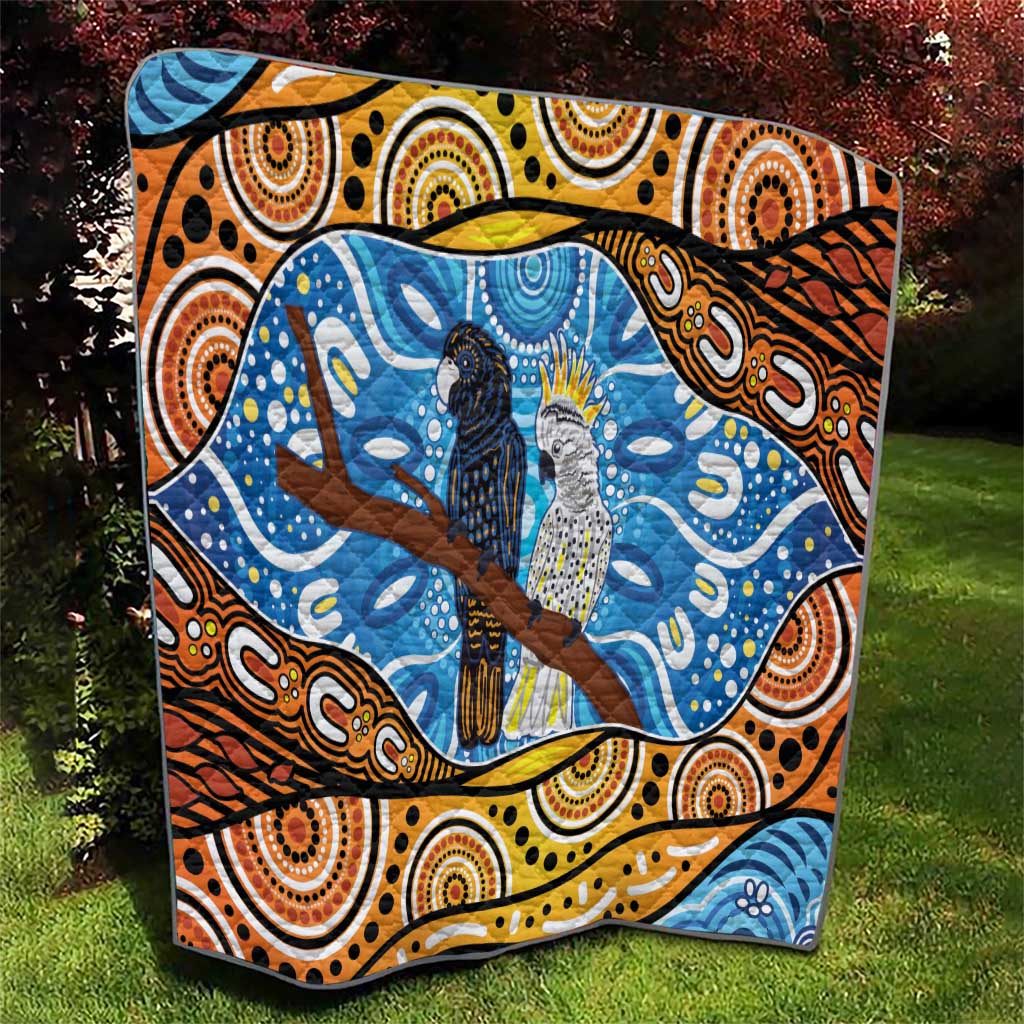 Australia Birds Aboriginal Art Quilt