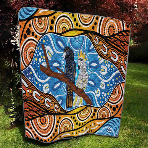 Australia Birds Aboriginal Art Quilt