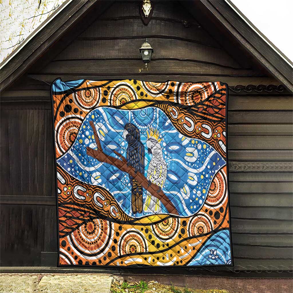 Australia Birds Aboriginal Art Quilt