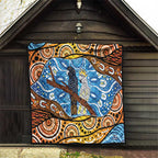 Australia Birds Aboriginal Art Quilt