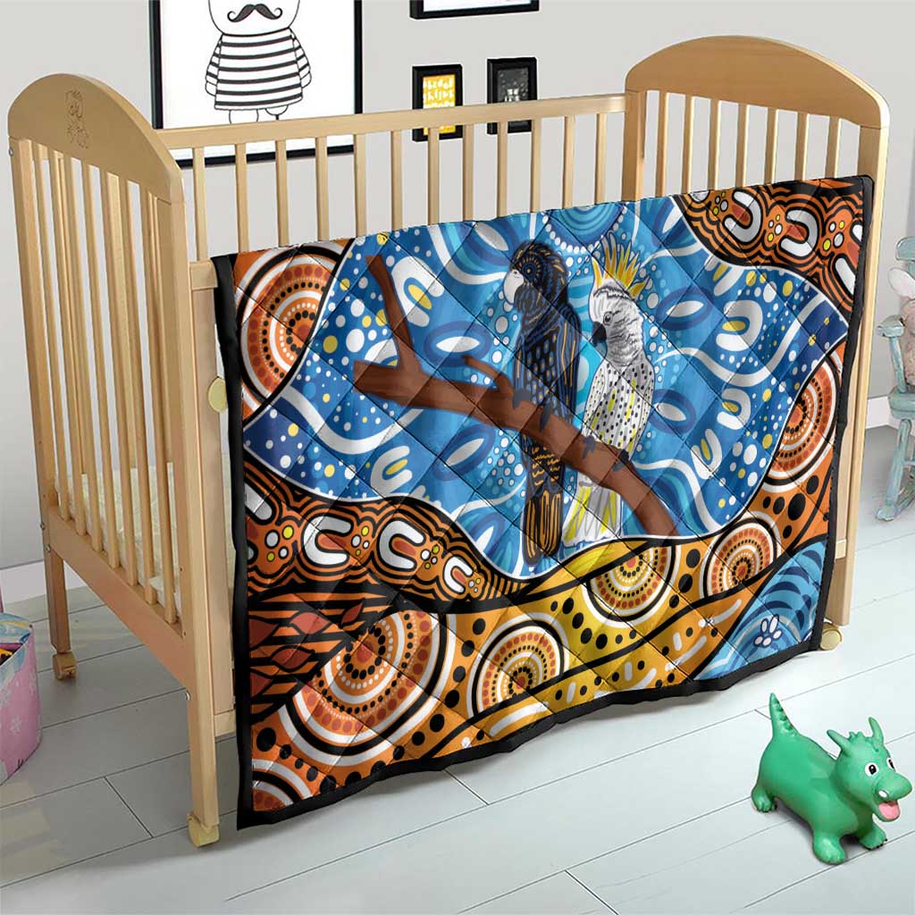 Australia Birds Aboriginal Art Quilt