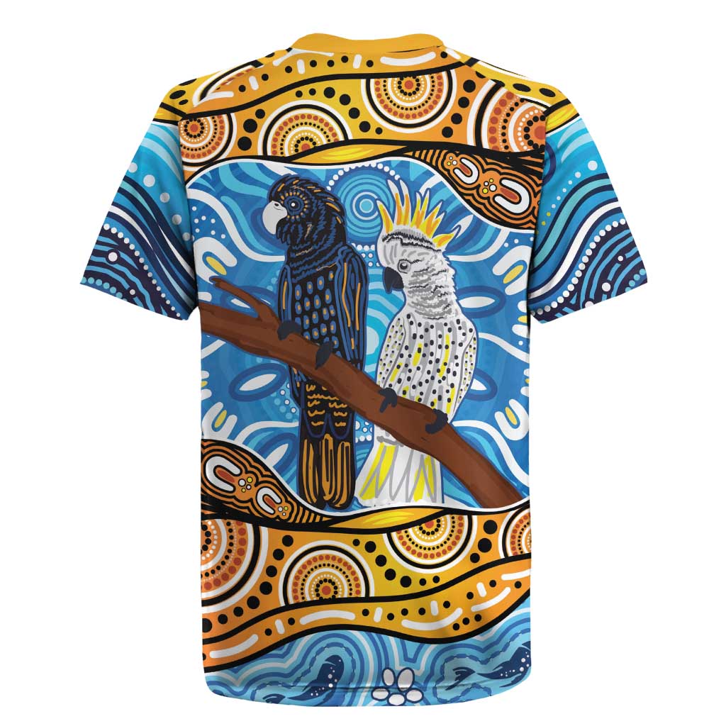 Australia Birds Aboriginal Art Rugby Jersey