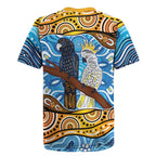 Australia Birds Aboriginal Art Rugby Jersey