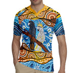Australia Birds Aboriginal Art Rugby Jersey