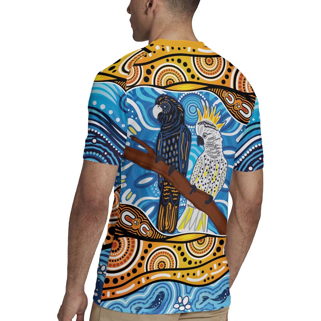 Australia Birds Aboriginal Art Rugby Jersey