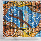Australia Birds Aboriginal Art Shower Curtain