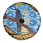 Australia Birds Aboriginal Art Spare Tire Cover