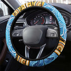 Australia Birds Aboriginal Art Steering Wheel Cover