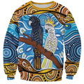 Australia Birds Aboriginal Art Sweatshirt