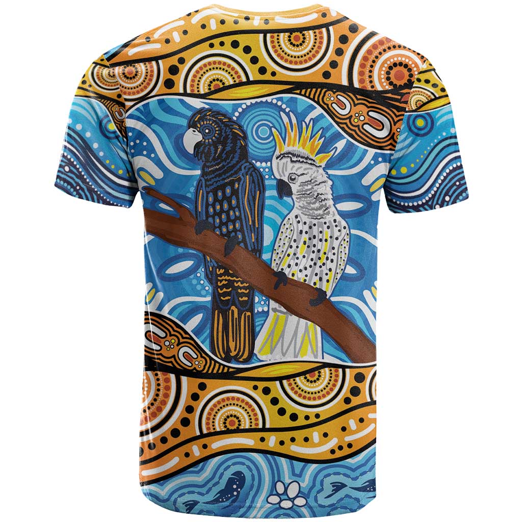 Australia Birds Aboriginal Art T Shirt