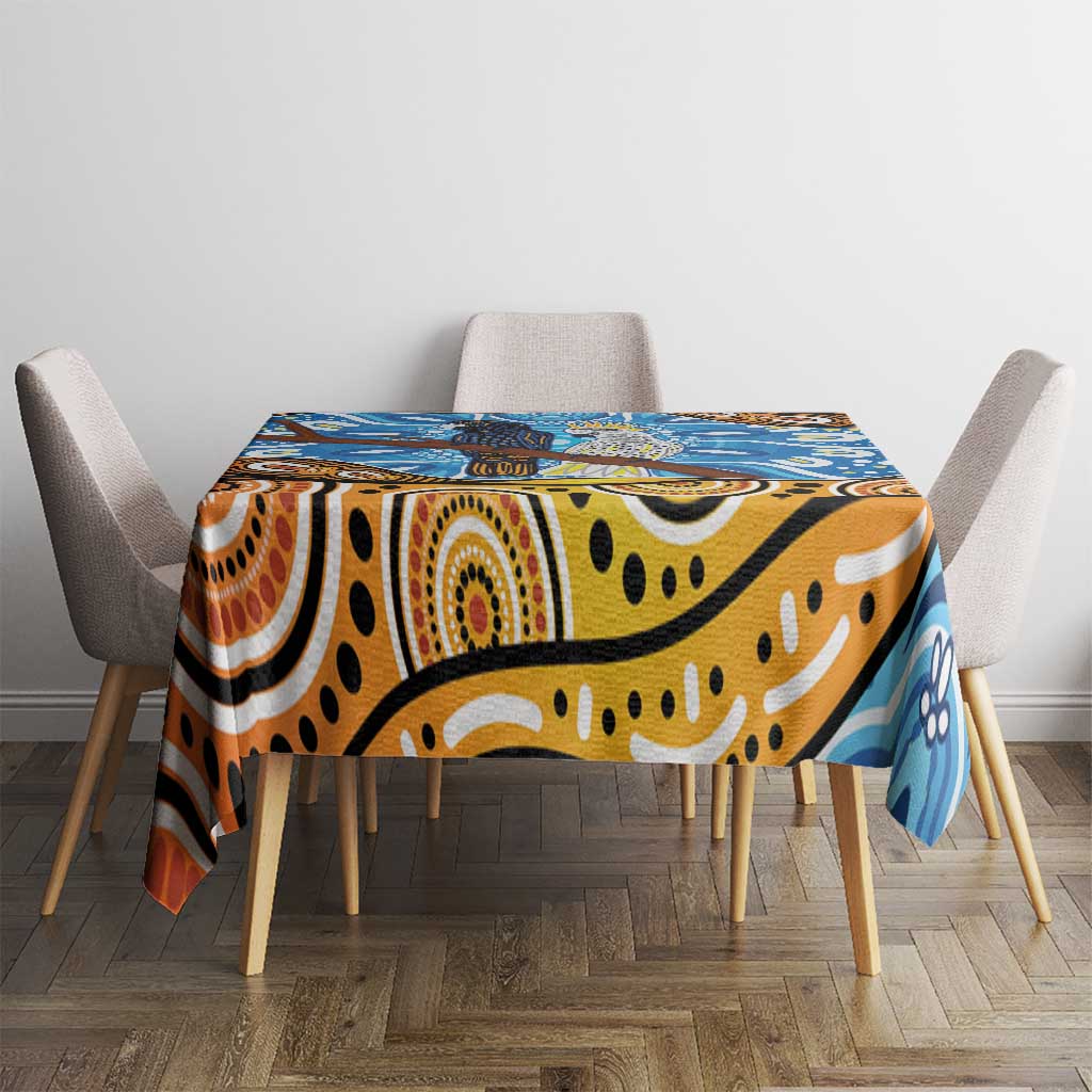 Australia Birds Aboriginal Art Tablecloth