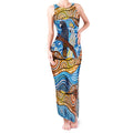 Australia Birds Aboriginal Art Tank Maxi Dress