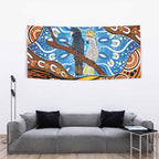 Australia Birds Aboriginal Art Tapestry