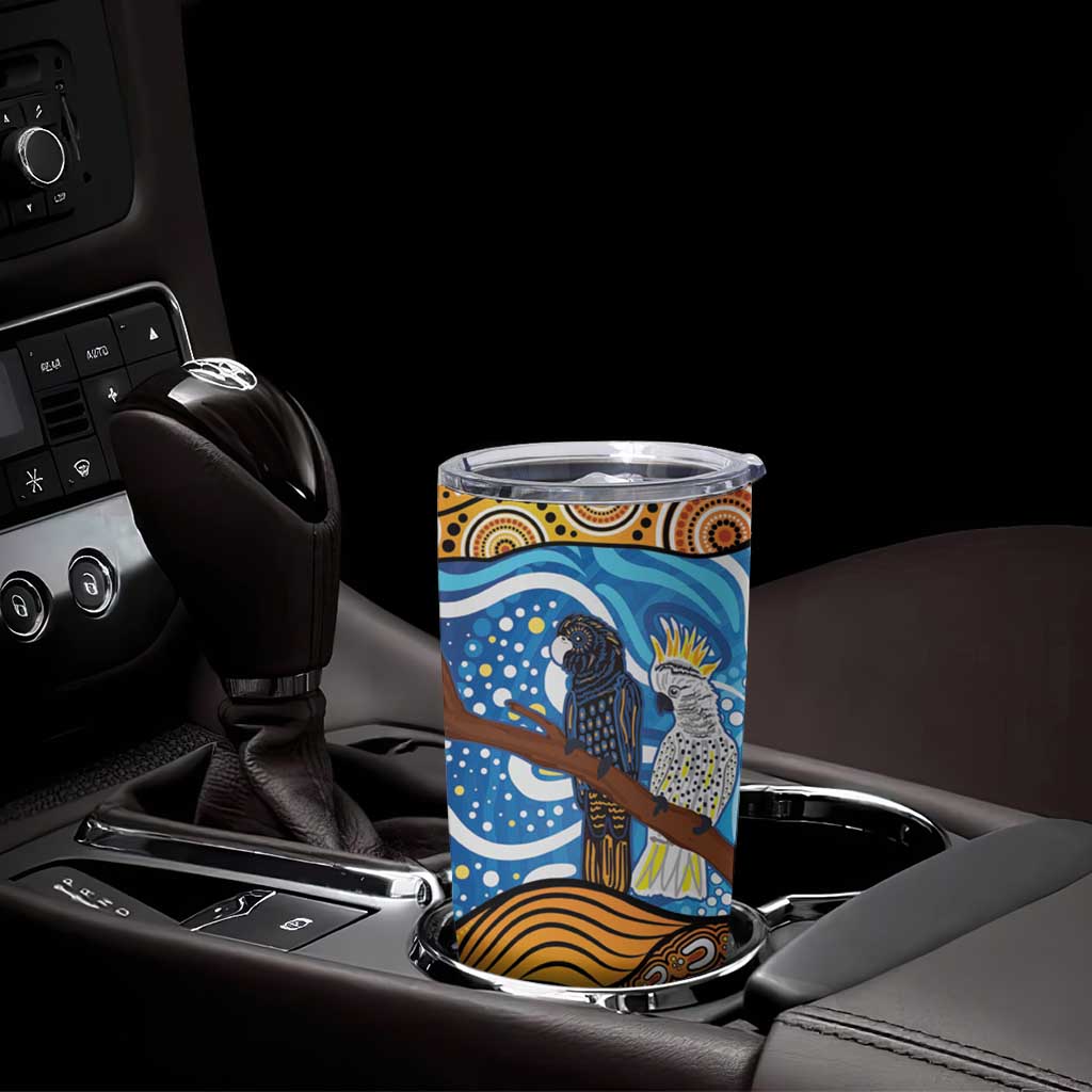 Australia Birds Aboriginal Art Tumbler Cup